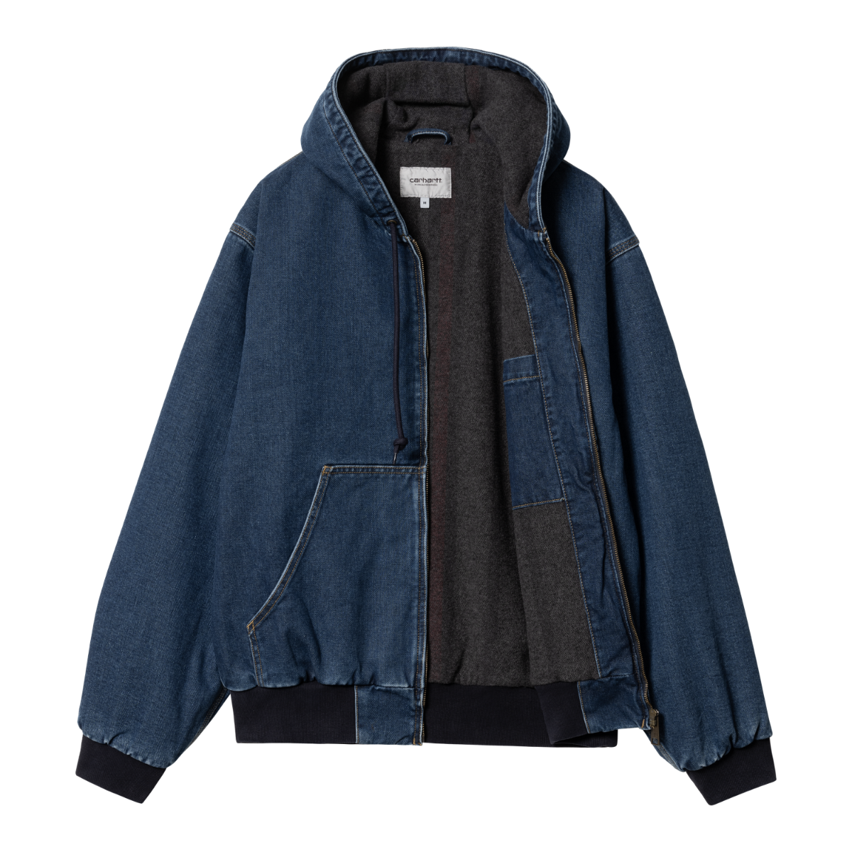 Carhartt WIP - OG Active Jacket - BLUE STONE WASHED / Blå - Jakker