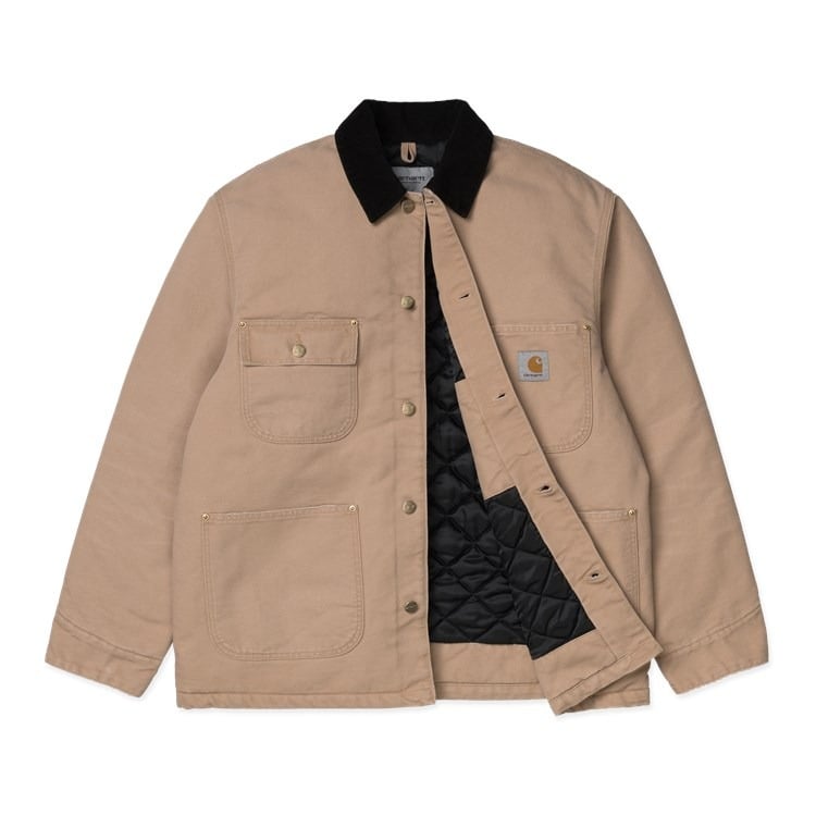 Carhartt WIP OG Chore Coat Dusty Hamilton Brown Aged Canvas
