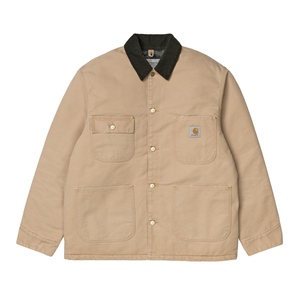 Carhartt WIP - OG Chore Coat - DUSTY H BROWN / BLAC / Brun - Jakker