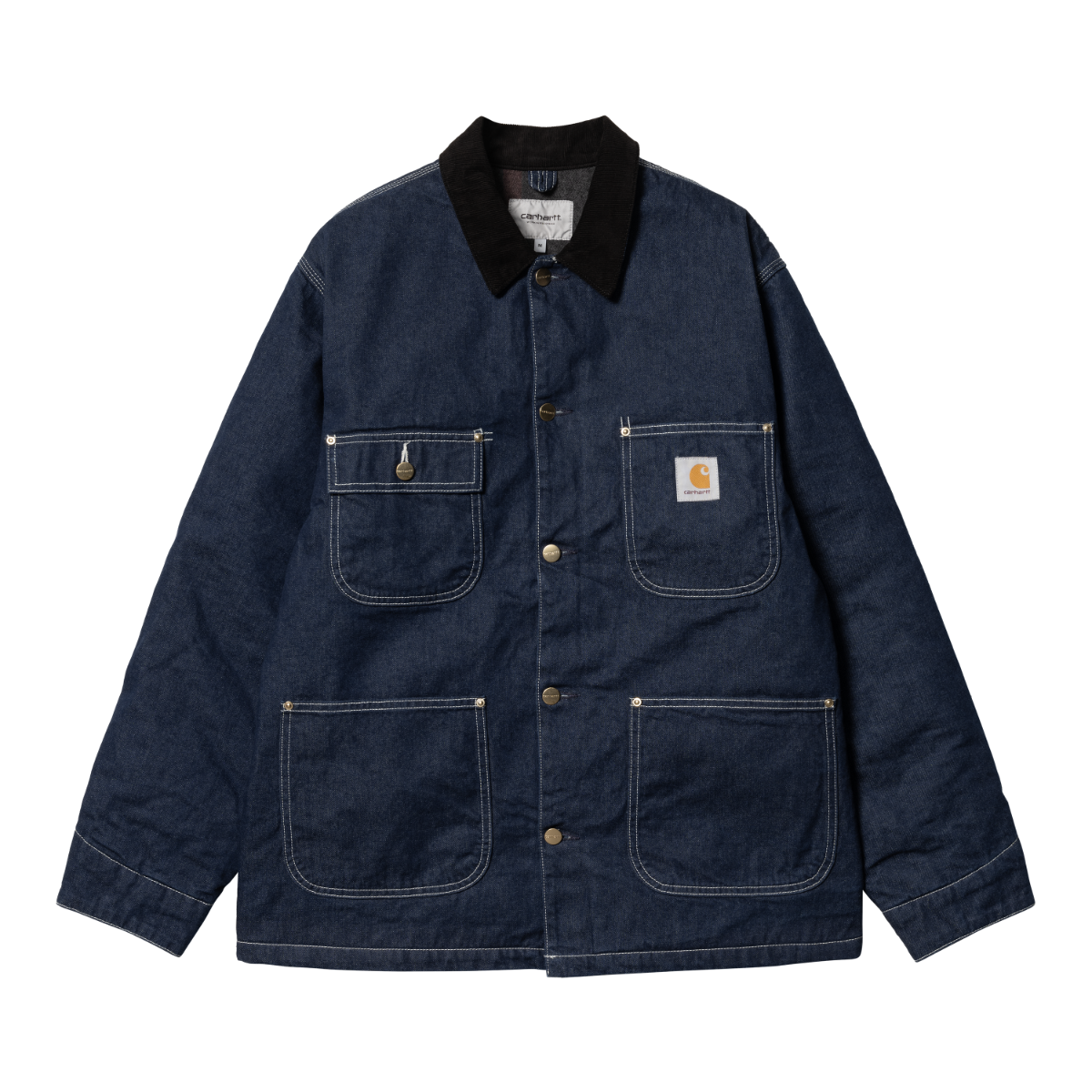 Carhartt WIP - OG Chore Coat - BLUE / BLACK / Blå - Jakker