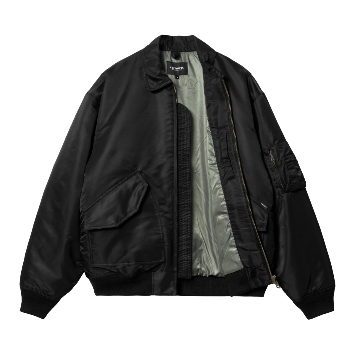 Carhartt WIP Olten Bomber Black / Smoke Green