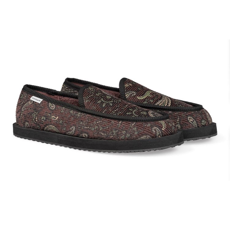 Carhartt WIP - Paisley Slippers - BUCKEYE / Brun - Sko