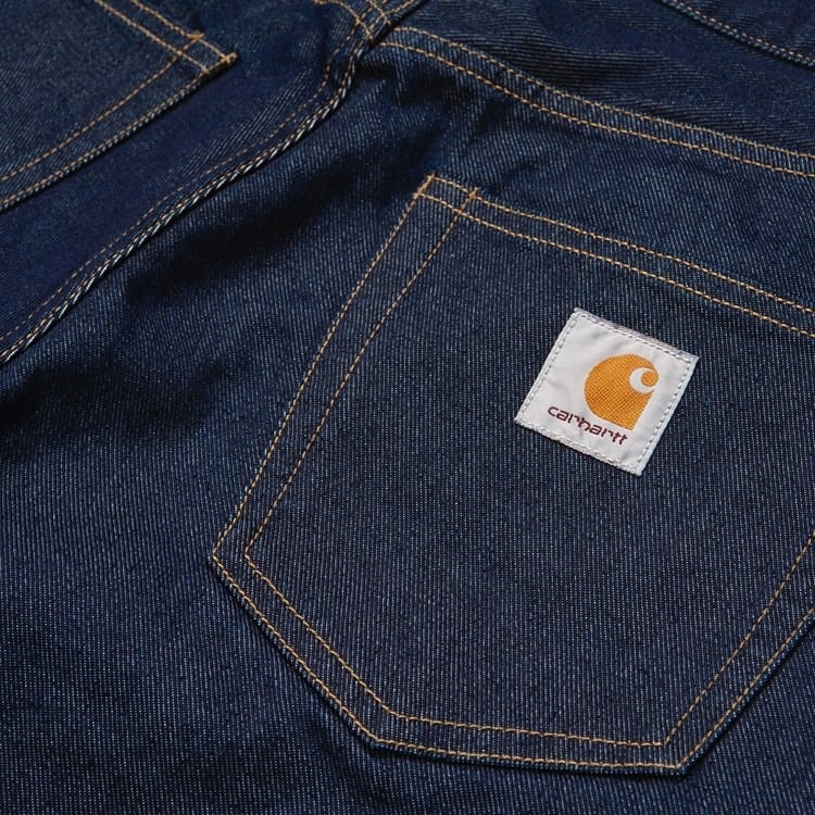 Carhartt WIP Pontiac Pant Blue Rinsed