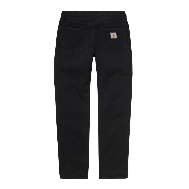 Carhartt WIP - Pontiac Pant - BLACK RINSED / Sort - Bukser
