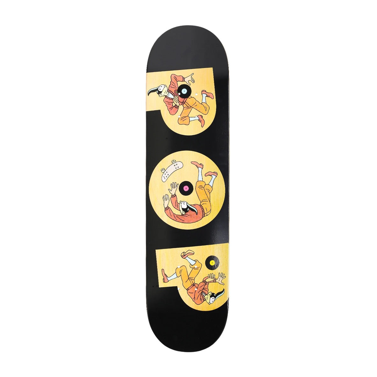 Pop Trading Company - Joost Swarte Skateboard 8.0 - MULTICOLOR / Sort - Accessories
