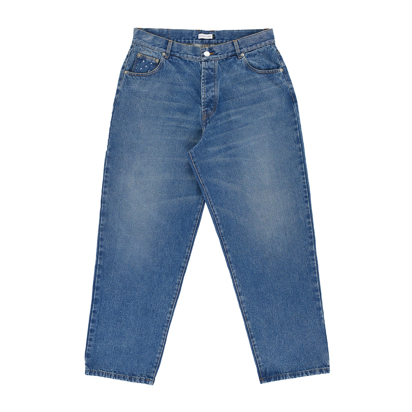 Pop Trading Company - Drs Denim Arch Pant - washed denim - Herre > Bukser