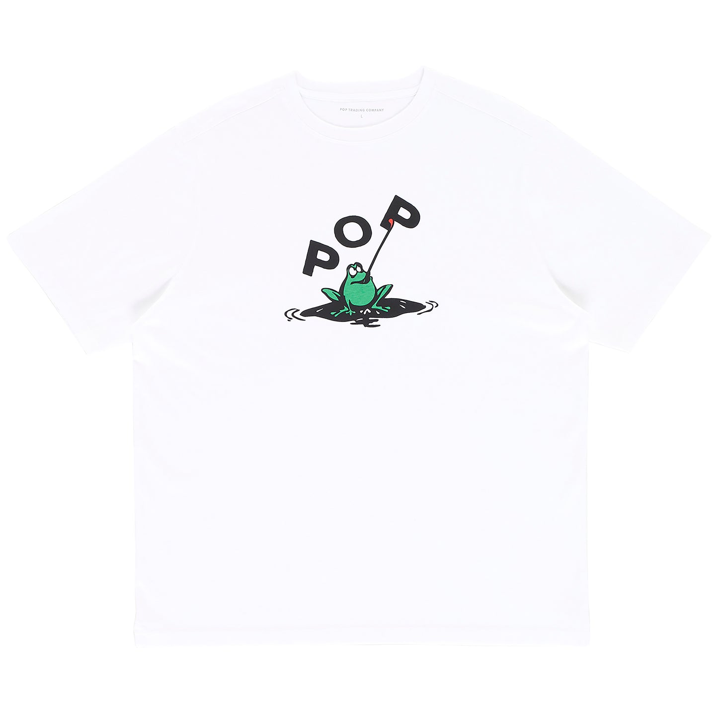 Pop Trading Company - Frog T-Shirt - WHITE / Hvid - T-Shirts