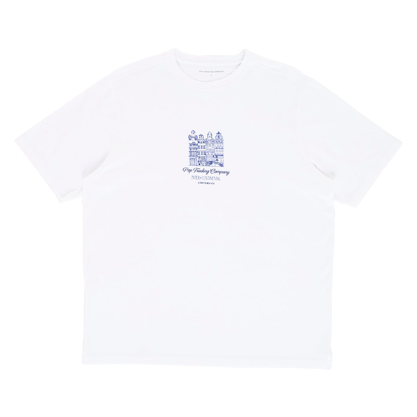 Pop Trading Company - Continental T-Shirt - white - Herre > T-Shirts