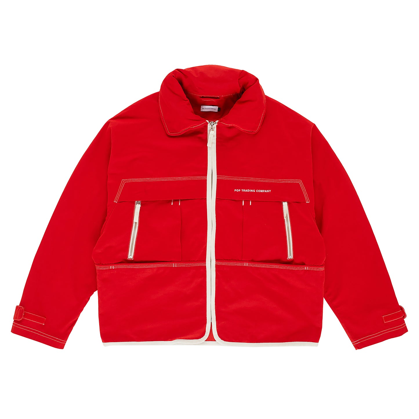 Pop Trading Company - New City Jacket - goji berry - Herre > Jakker