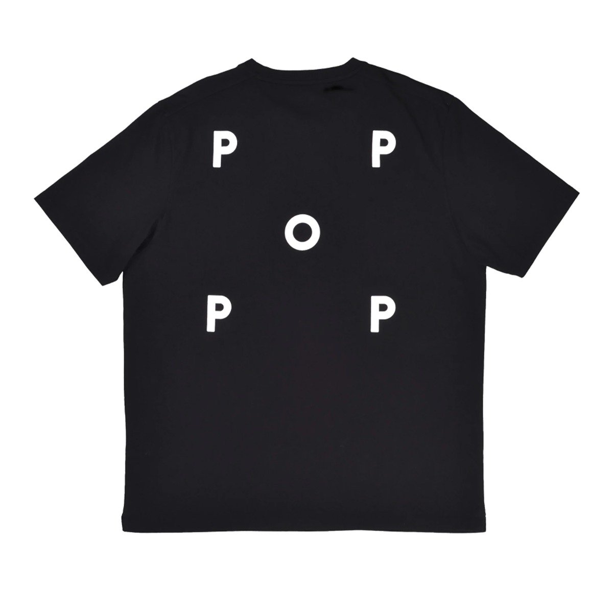 Pop Trading Company Pop Logo T-Shirt Black / White