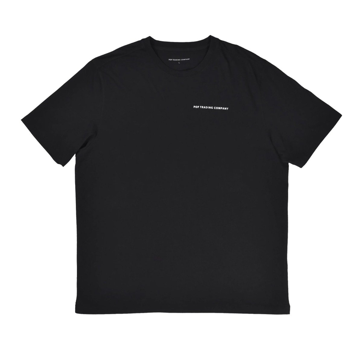 Pop Trading Company - Pop Logo T-Shirt - black / white - Herre > T-Shirts