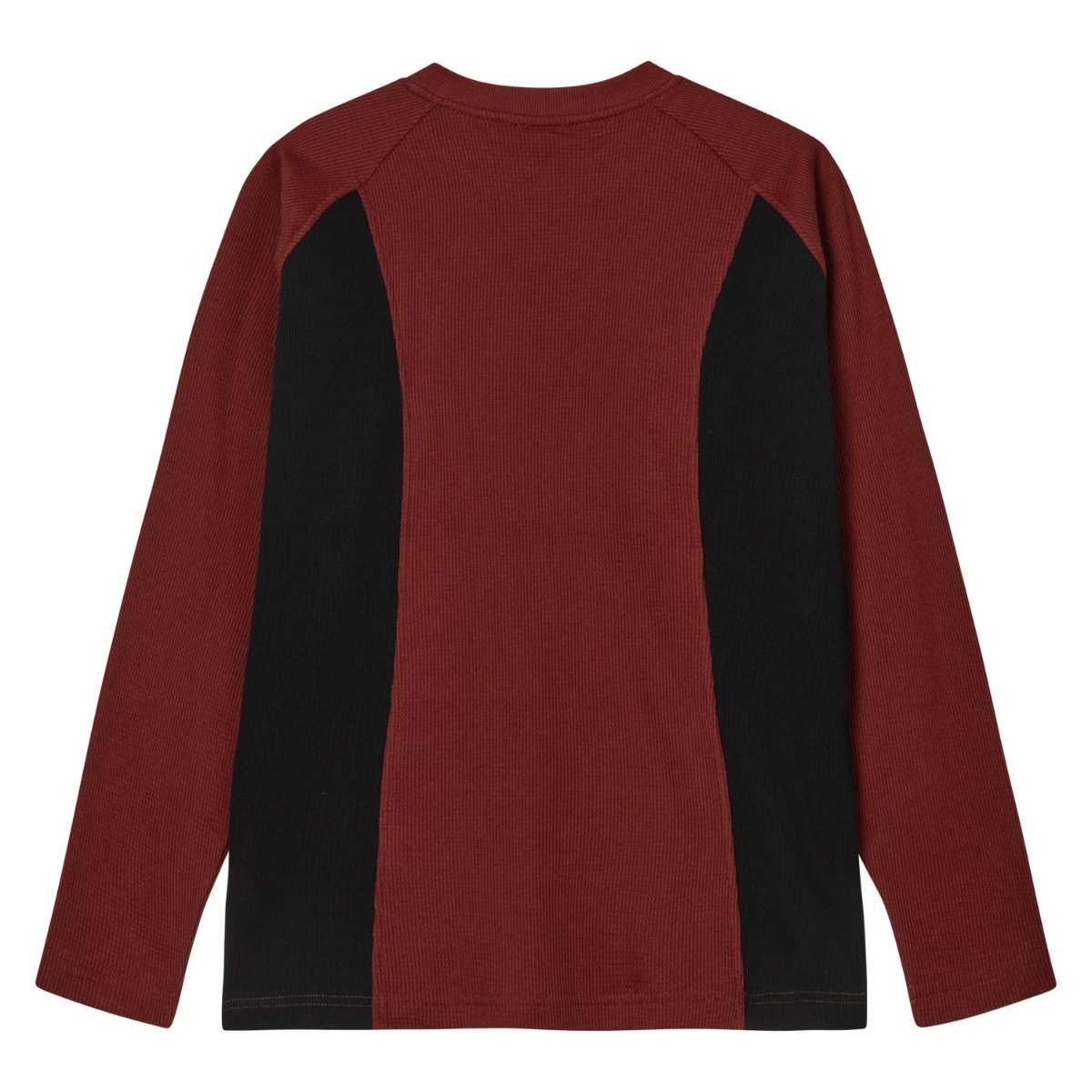 Pop Trading Company Sports Waffle Longsleeve T-Shirt Fired Brick