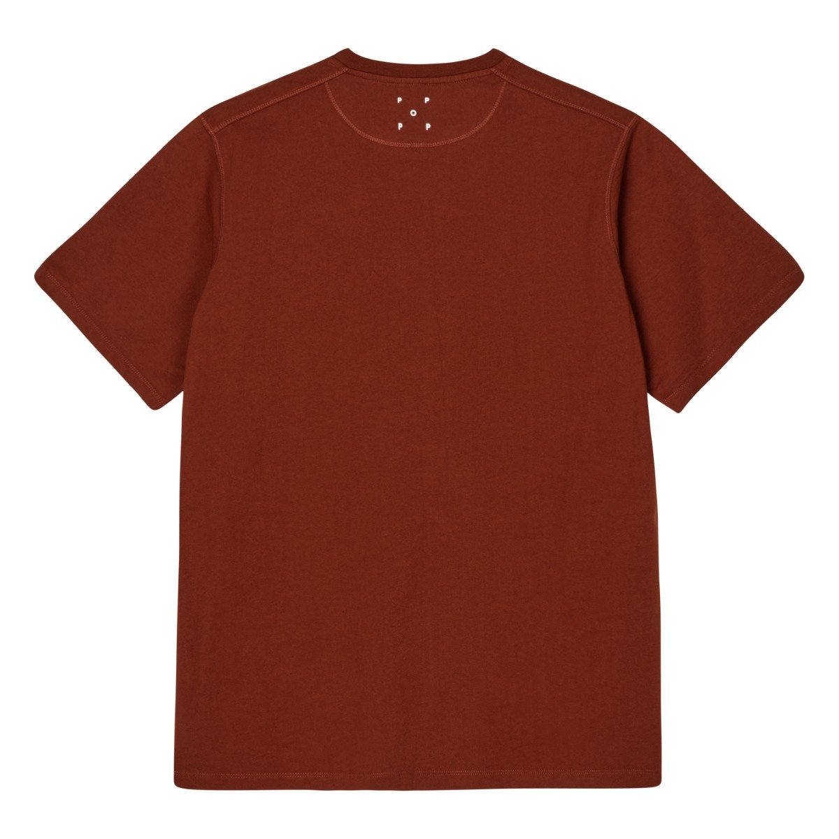 Pop Trading Company Arch T-Shirt Fired Brick / Navy