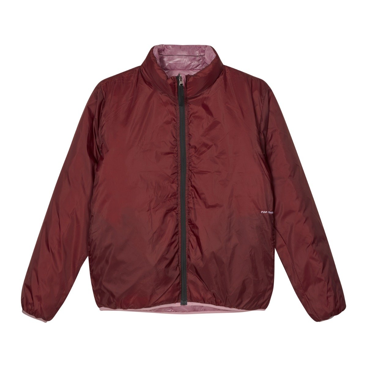 Pop Trading Company Quilted Reversible Puffer Jacket Mesa Rose / Fired Brick