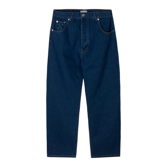 Pop Trading Company - Drs Denim Pant - RINSED / Blå - Bukser