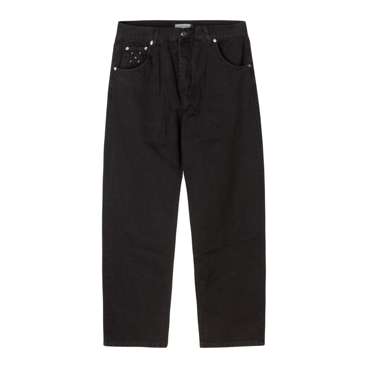 Pop Trading Company - Drs Denim Pant - BLACK / Sort - Bukser