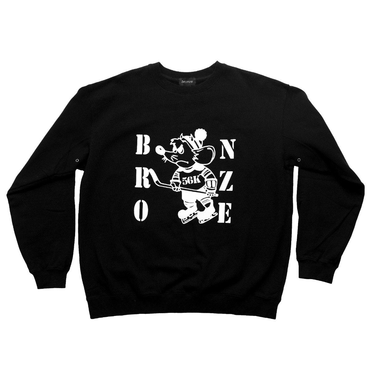 Bronze 56K - Rat Crewneck - BLACK / Sort - Sweatshirts