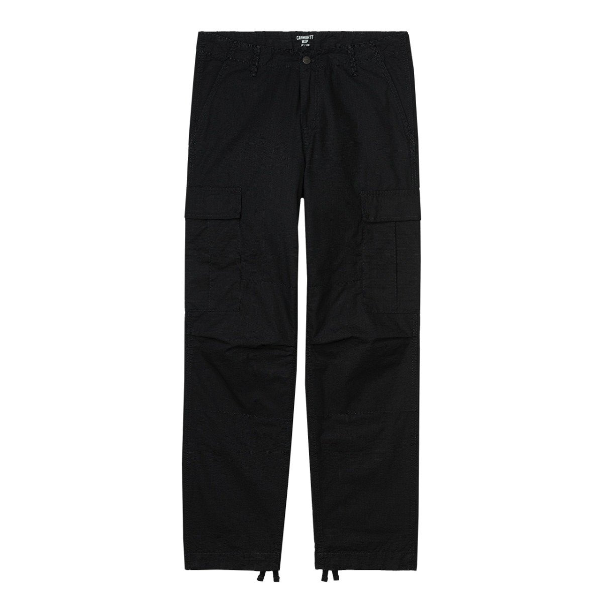 Carhartt WIP - Regular Cargo Pant Columbia - BLACK RINSED / Sort - Bukser