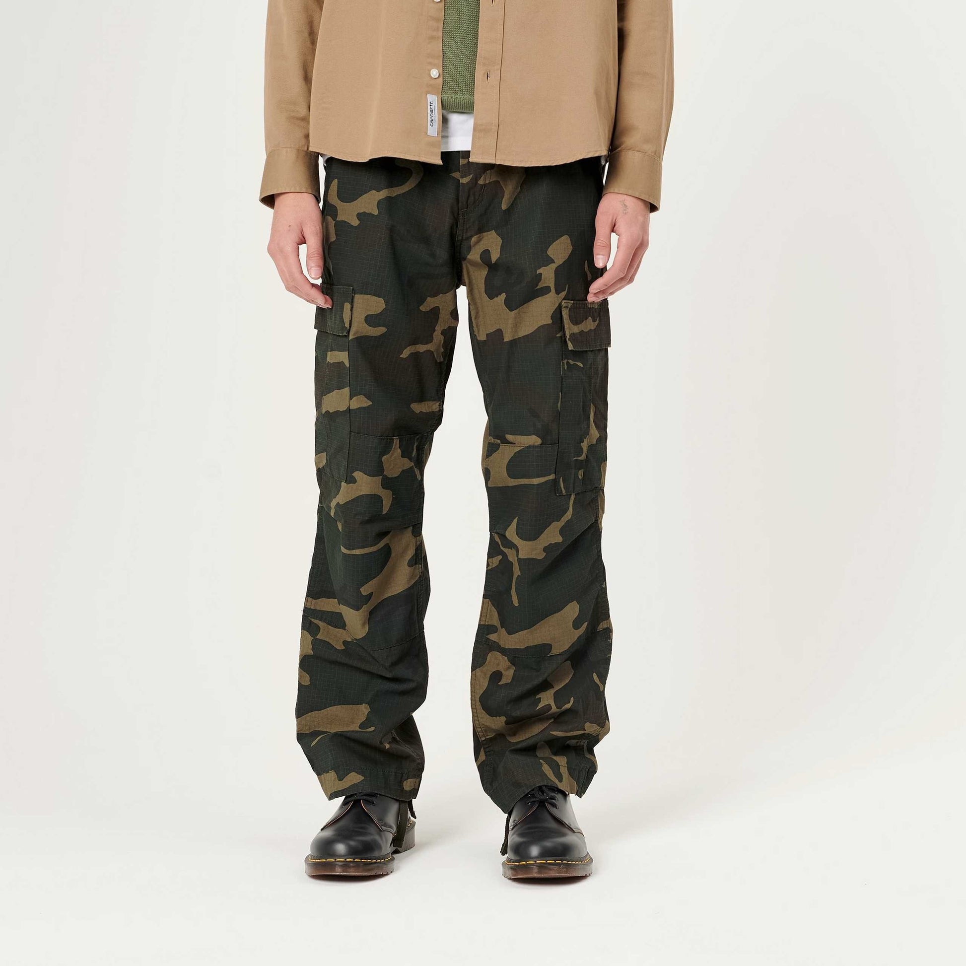 Carhartt WIP Regular Cargo Pant Ripstop Camo Laurel