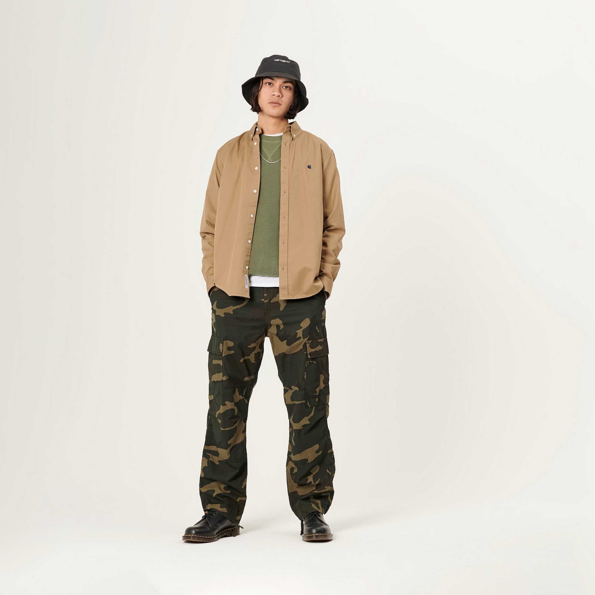 Carhartt WIP Regular Cargo Pant Ripstop Camo Laurel
