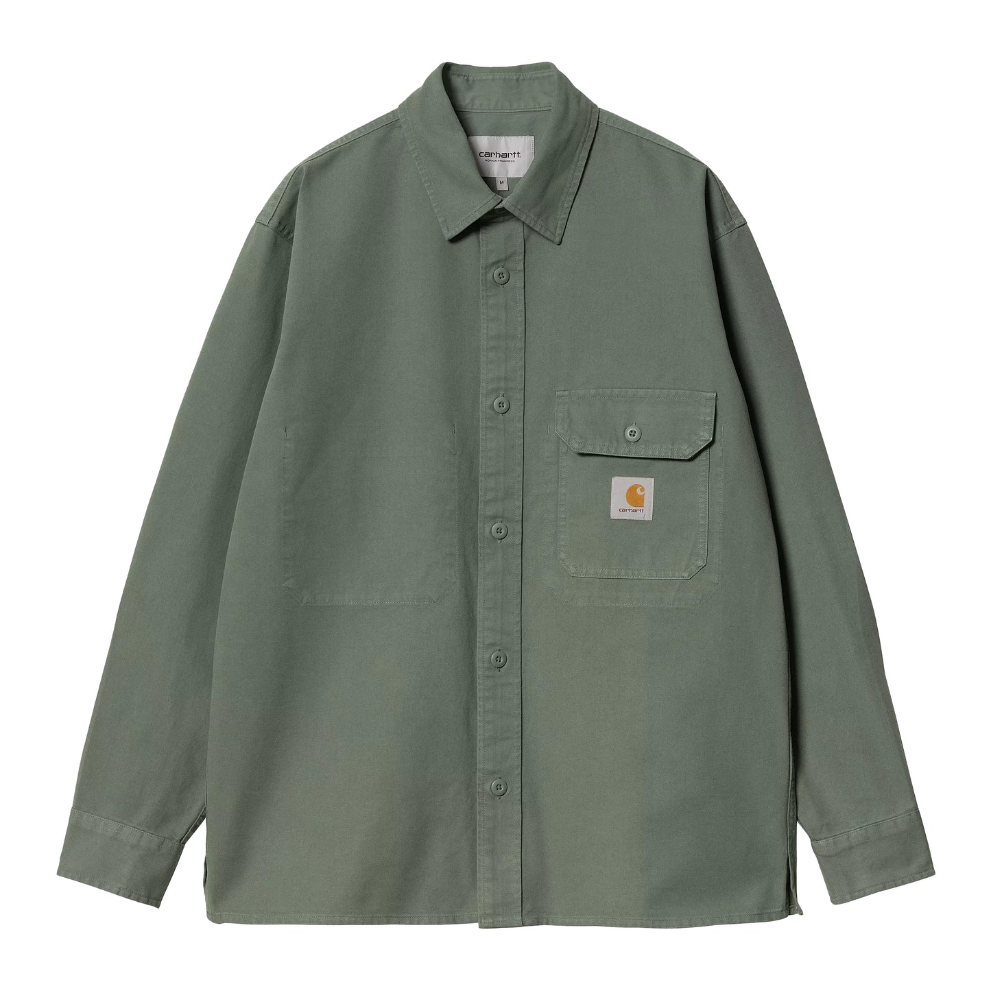 Carhartt WIP - Reno Shirt Jac - PARK GARMENT DYED / Grøn - Skjorter