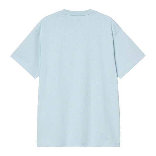 Carhartt WIP - S/S Mirror T-Shirt - BLUE FOG / Blå - T-Shirts