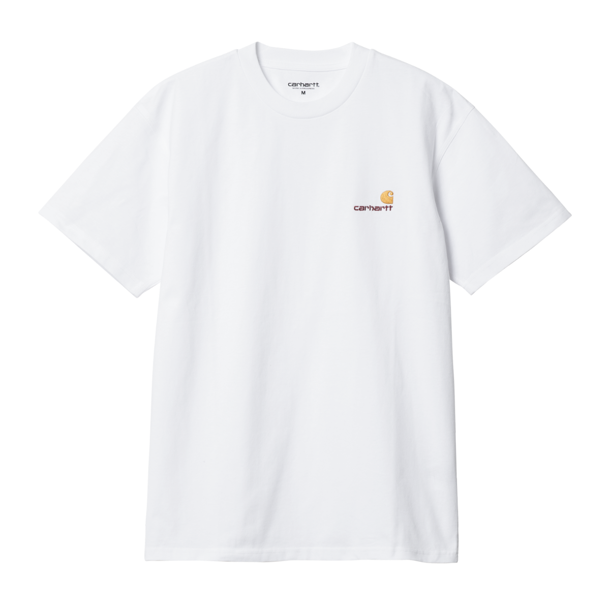 Carhartt WIP - S/S American Script T-Shirt - WHITE / Hvid - T-Shirts