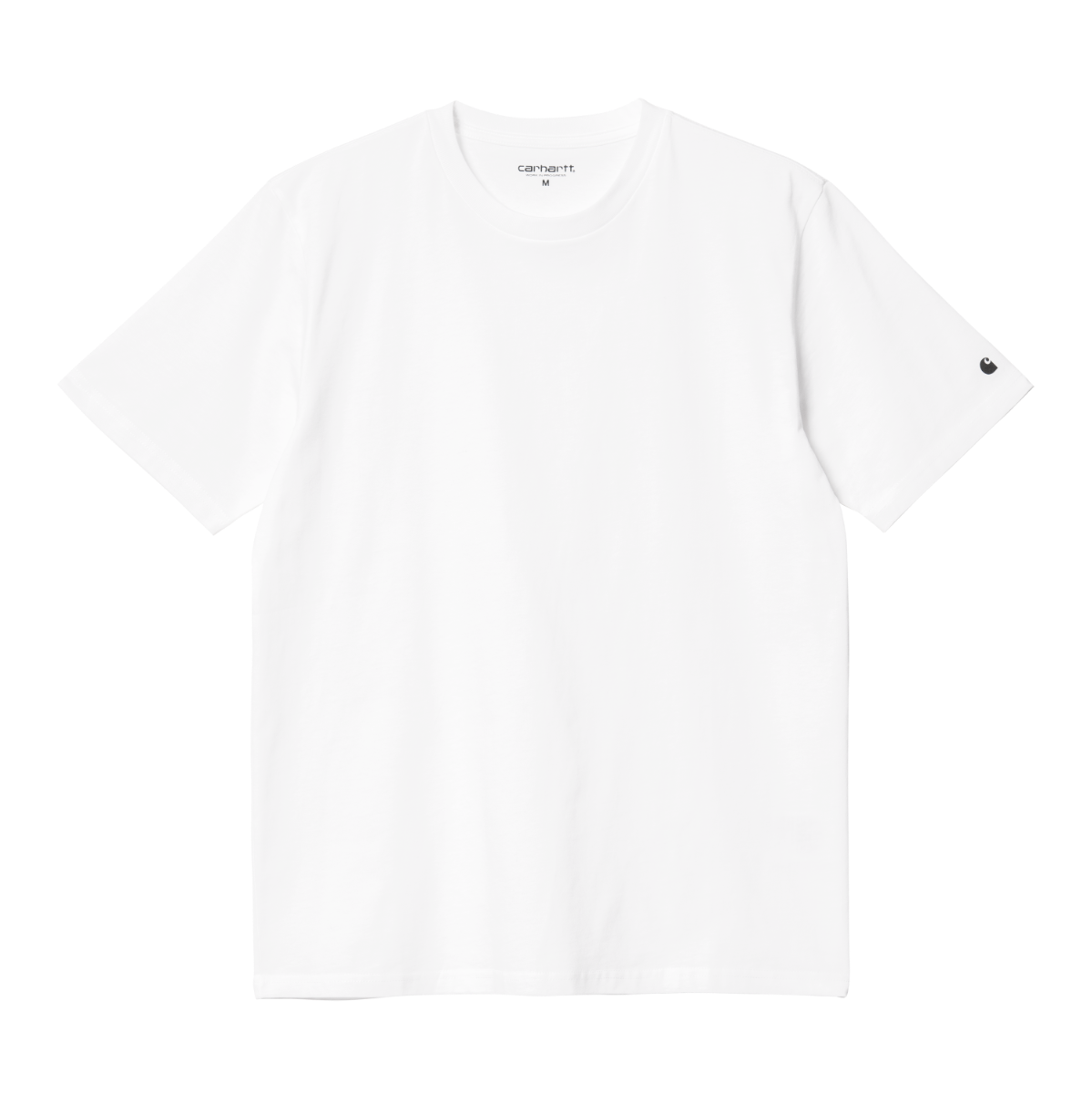 Carhartt WIP - S/S Base T-Shirt - WHITE / BLACK / Hvid - T-Shirts