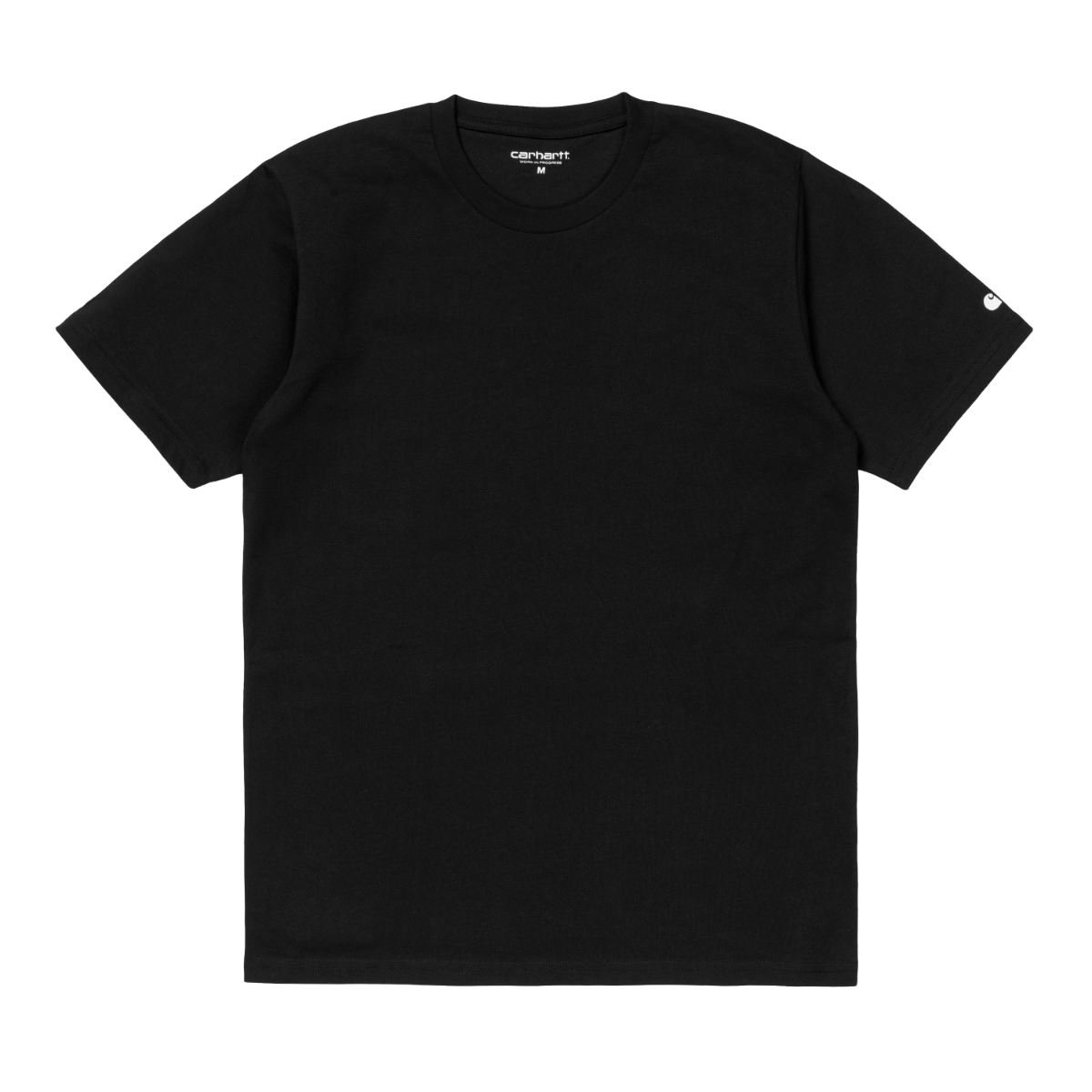 Carhartt WIP - S/S Base T-Shirt - BLACK / WHITE / Sort - T-Shirts