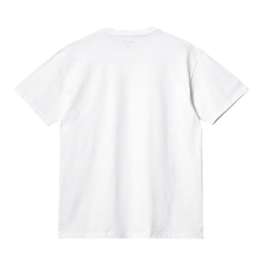 Carhartt WIP - S/S Chase T-Shirt - WHITE / GOLD / Hvid - T-Shirts