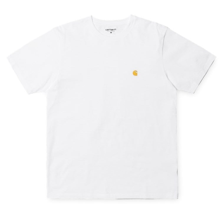 Carhartt WIP - S/S Chase T-Shirt - WHITE / Hvid - T-Shirts