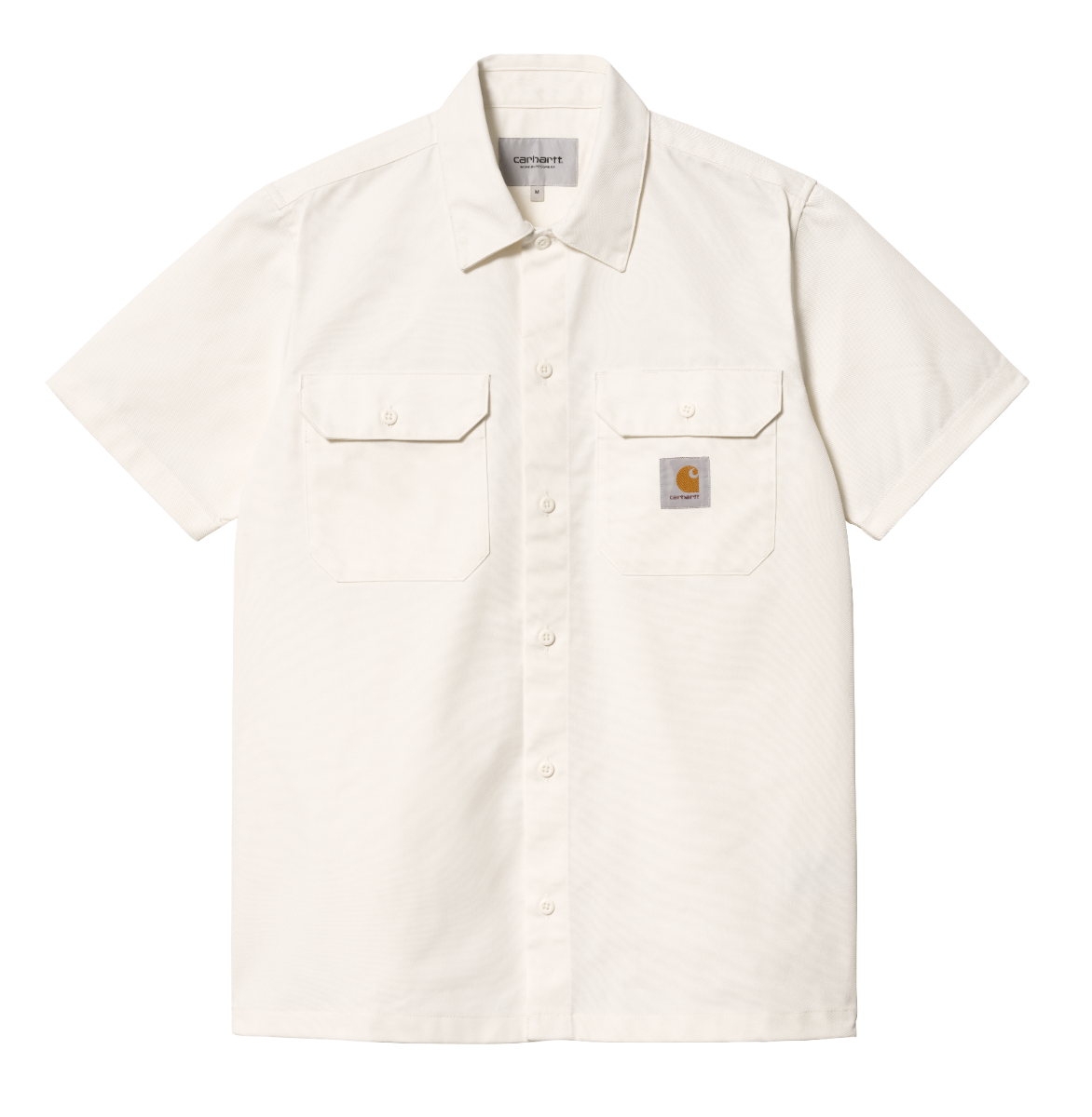 Carhartt WIP - S/S Master Shirt - WAX / Hvid - Skjorter
