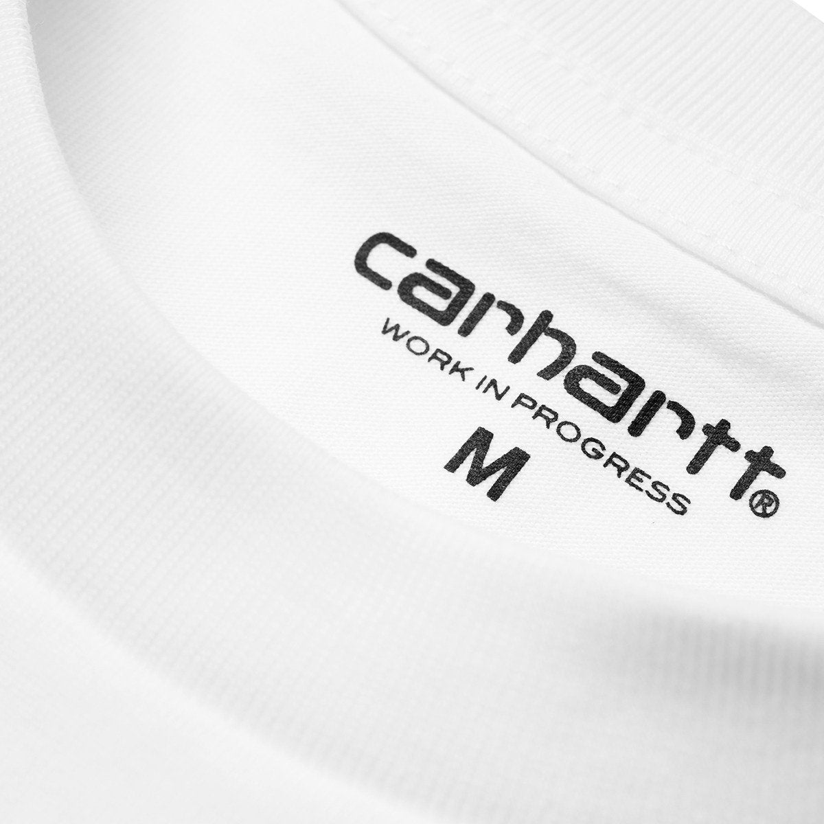 Carhartt WIP - S/S Pocket T-Shirt - WHITE / Hvid - T-Shirts