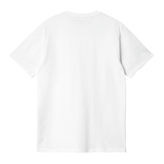 Carhartt WIP - S/S Pocket T-Shirt - WHITE / Hvid - T-Shirts