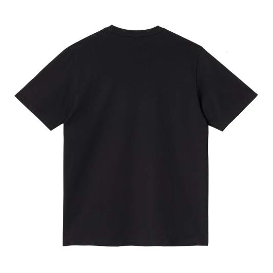 Carhartt WIP - S/S Pocket T-Shirt - BLACK / Sort - T-Shirts