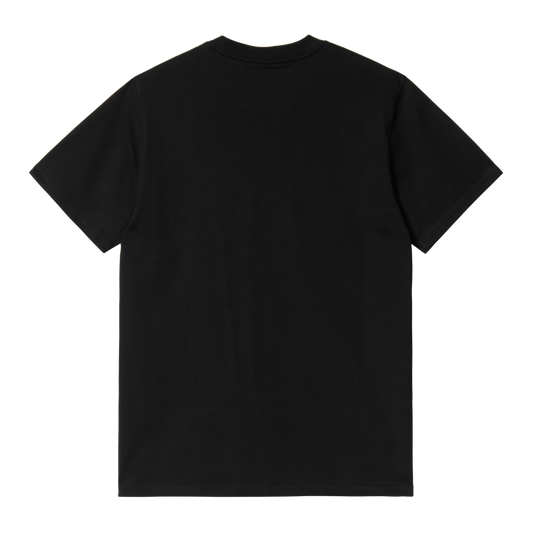 Carhartt WIP - S/S Script T-Shirt - BLACK / WHITE / Sort - T-Shirts