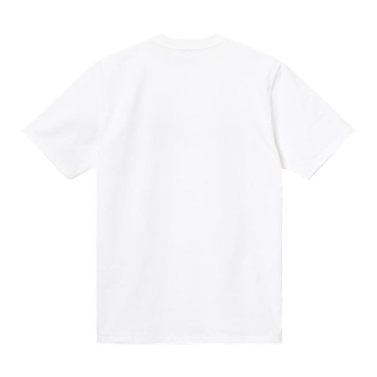 Carhartt WIP - S/S University T-Shirt - WHITE / BLACK / Hvid - T-Shirts