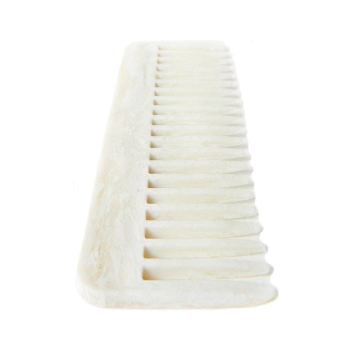 RE-COMB - Hair Comb - CLEAR / WHITE / Hvid - Accessories