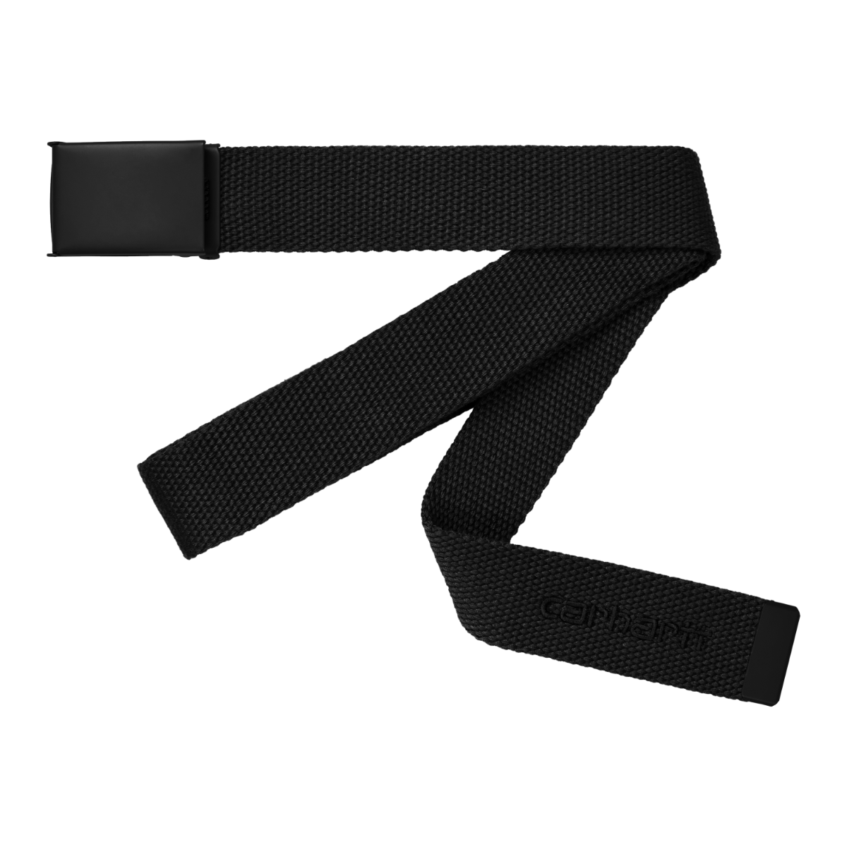 Carhartt WIP - Script Belt Tonal - BLACK / Sort - Accessories