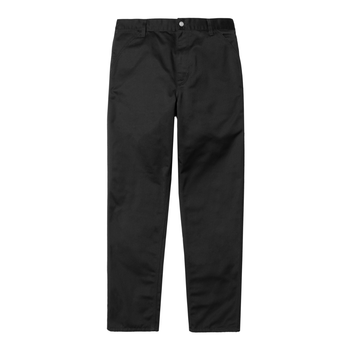 Carhartt WIP - Simple Pant Denison - BLACK / Sort - Bukser
