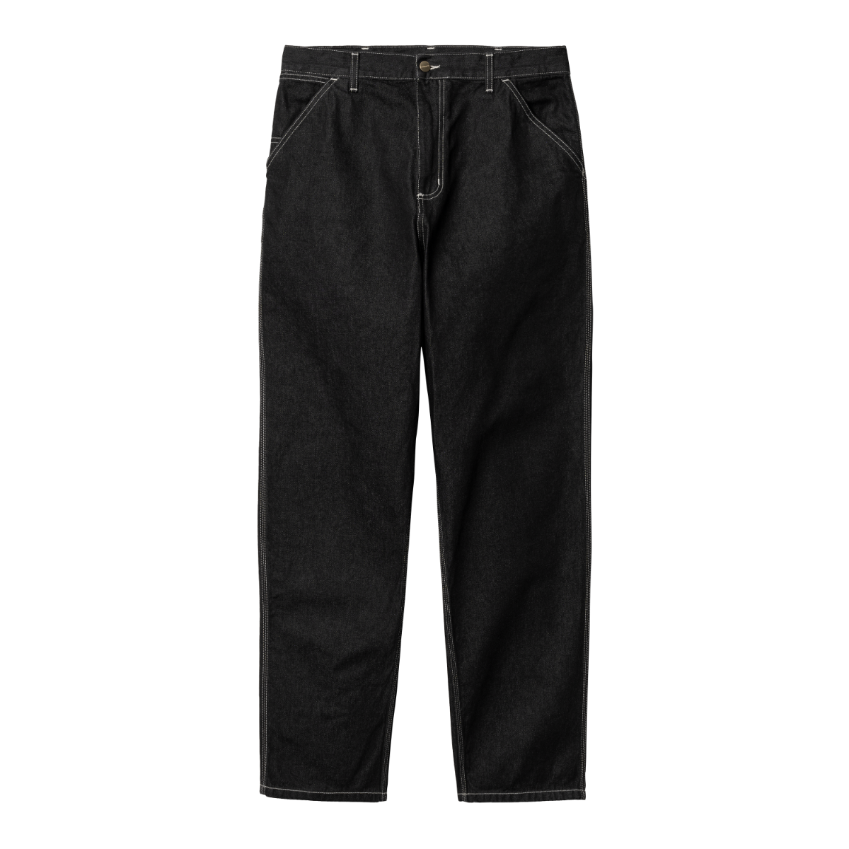 Carhartt WIP - Simple Pant Norco - BLACK ONE WASH / Sort - Bukser