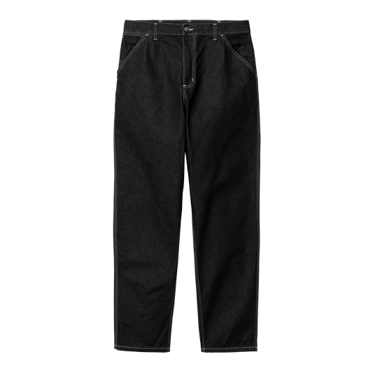 Carhartt WIP - Simple Pant Norco - BLACK ONE WASH / Sort - Bukser