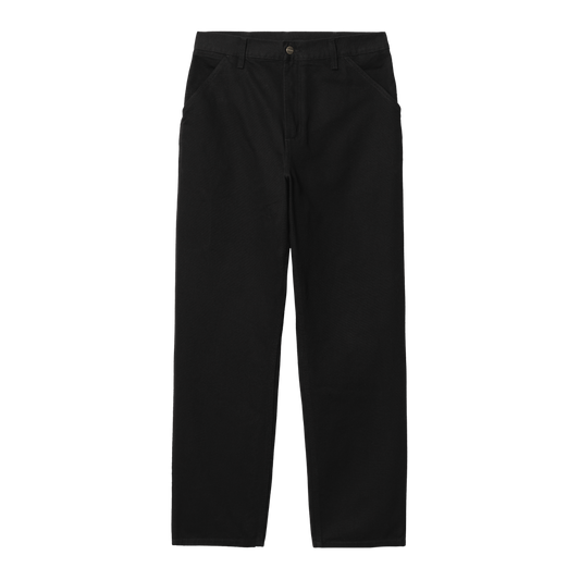 Carhartt WIP - Simple Pant Dearborn - BLACK RINSED / Sort - Bukser