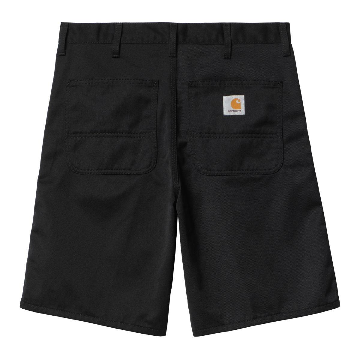 Carhartt WIP - Simple Short Denison - BLACK RINSED / Sort - Shorts