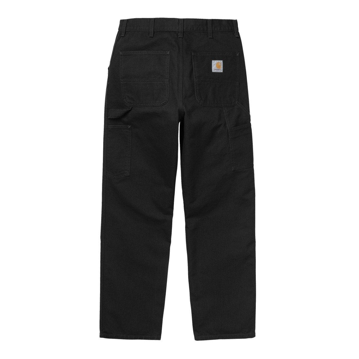 Carhartt WIP - Single Knee Pant Dearborn - BLACK RINSED / Sort - Bukser