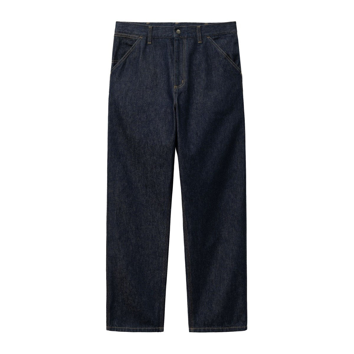 Carhartt WIP - Single Knee Pant Smith - BLUE RINSED / Blå - Bukser