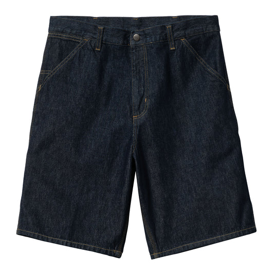 Carhartt WIP - Single Knee Short Smith - BLUE RINSED / Blå - Shorts
