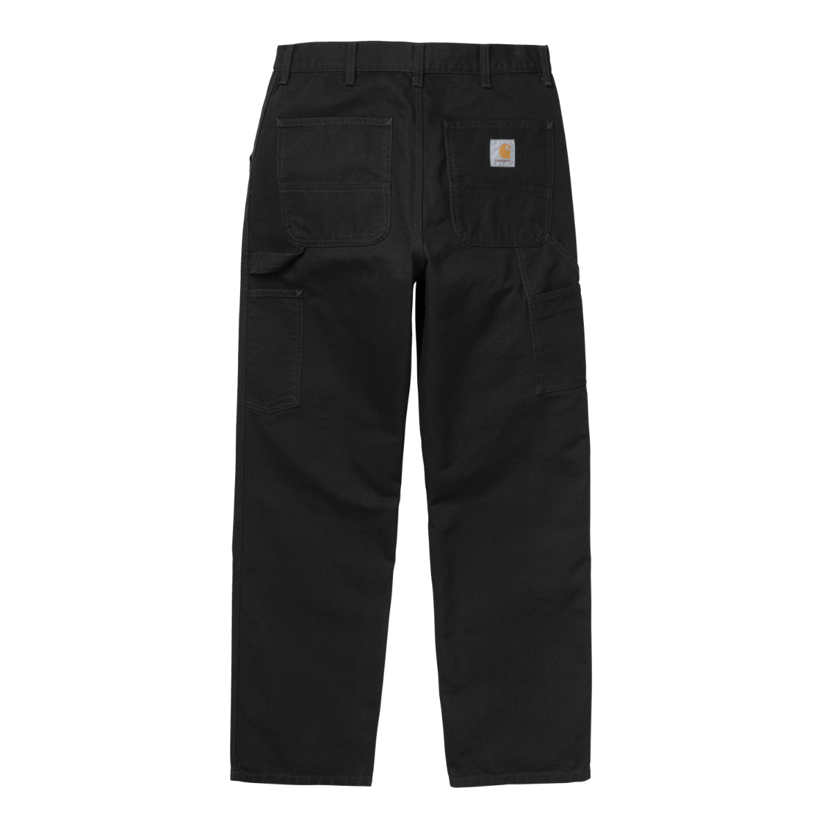 Carhartt WIP - Single Knee Pant Dearborn - BLACK RINSED / Sort - Bukser