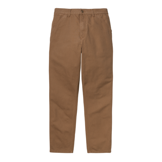 Carhartt WIP - Single Knee Pant Dearborn - HAMILTON BROWN / Brun - Bukser