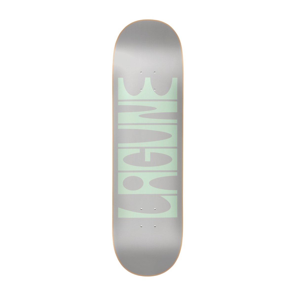 Lagune - Lagune Logo Board 02 8.5 incl griptape - GREY LIME LIGHT / Grå - Accessories